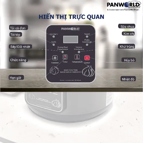 Máy Làm Tỏi Đen Panworld PW-1222