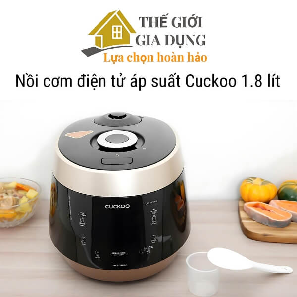 Nồi cơm điện tử áp suất Cukoo dung tích 1