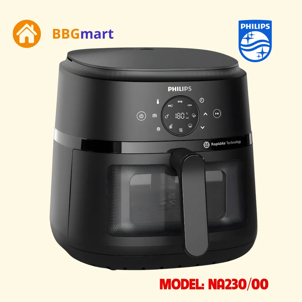 Nồi chiên không dầu Philips NA230/00 Chính hãng 6.2L Giá Rẻ