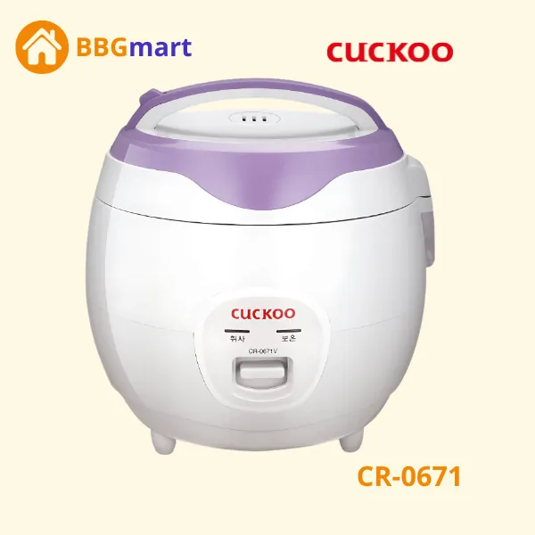 Nồi cơm điện Cuckoo CR-0671 dung tích 1.08 lít Chính hãng