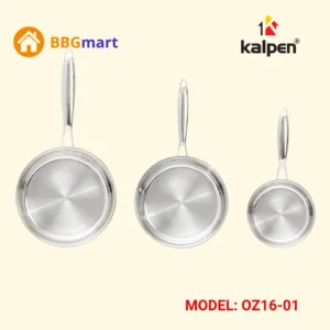 Chảo inox 3 lớp Kalpen Kazler Đúc liền khối không chống dính